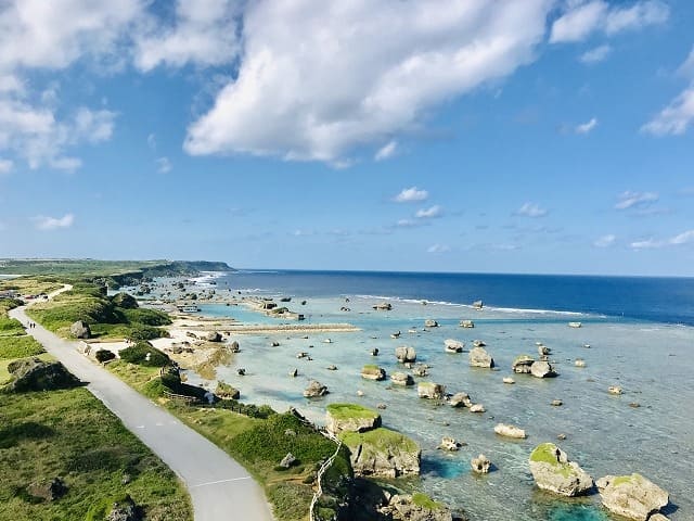 透明度抜群の宮古島の海