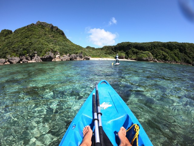 心地よい風を感じながら楽しめる沖縄シーカヤック