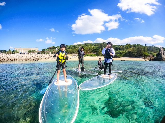 Enjoy the ocean of Okinawa! Meet sea turtles on a 2-hour clear-sap and snorkeling tour!