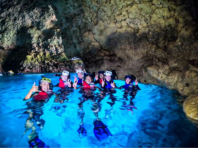 Enjoy the charm of the Blue Cave with two activities