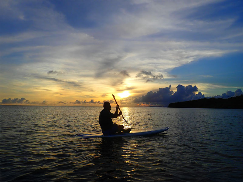 SUP/canoeing experience to enjoy the morning sunrise