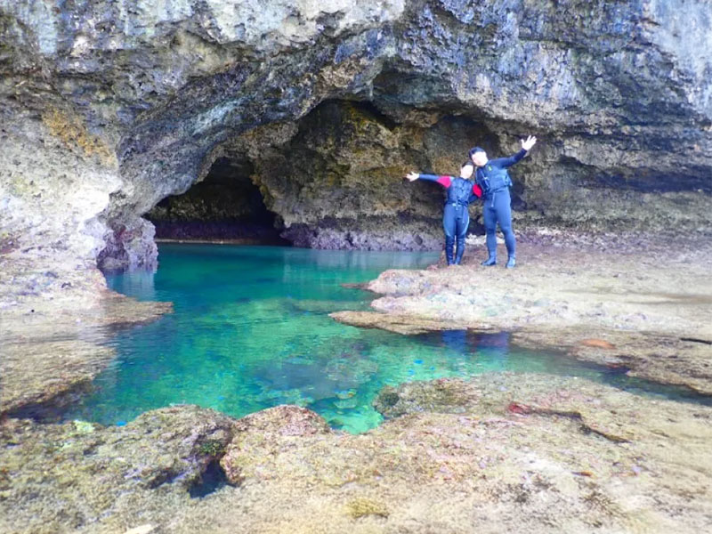 Ishigaki Island is surrounded by emerald green sea