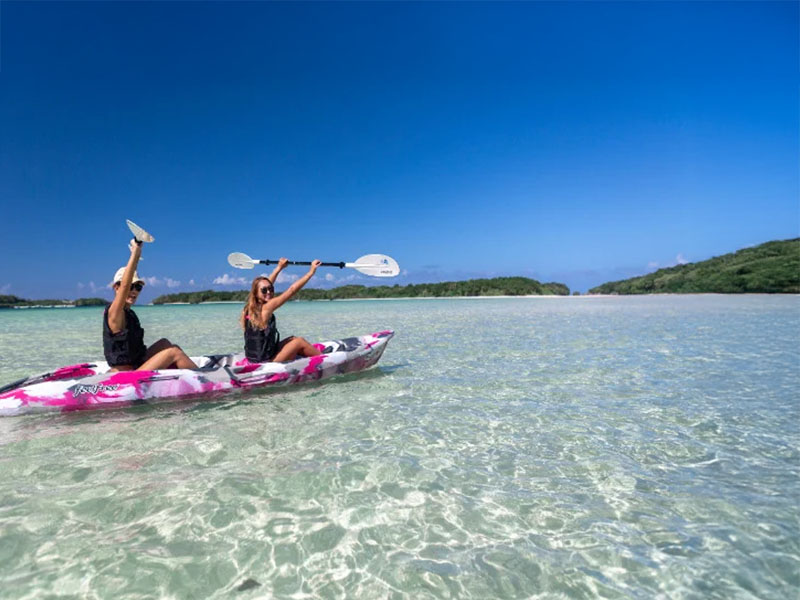 Kabira Bay: A walk on the water in an emerald green paradise
