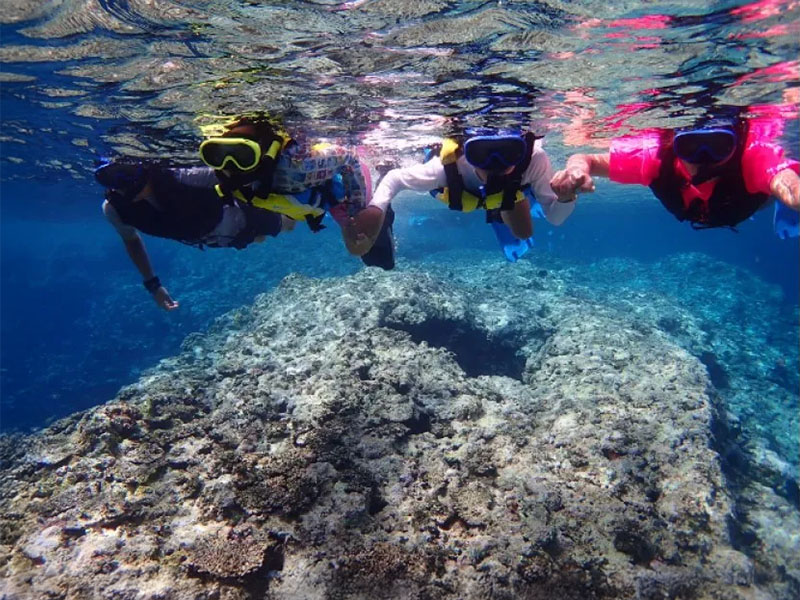 Blue Cave: Mysterious Space and Encounter with Sea Turtles