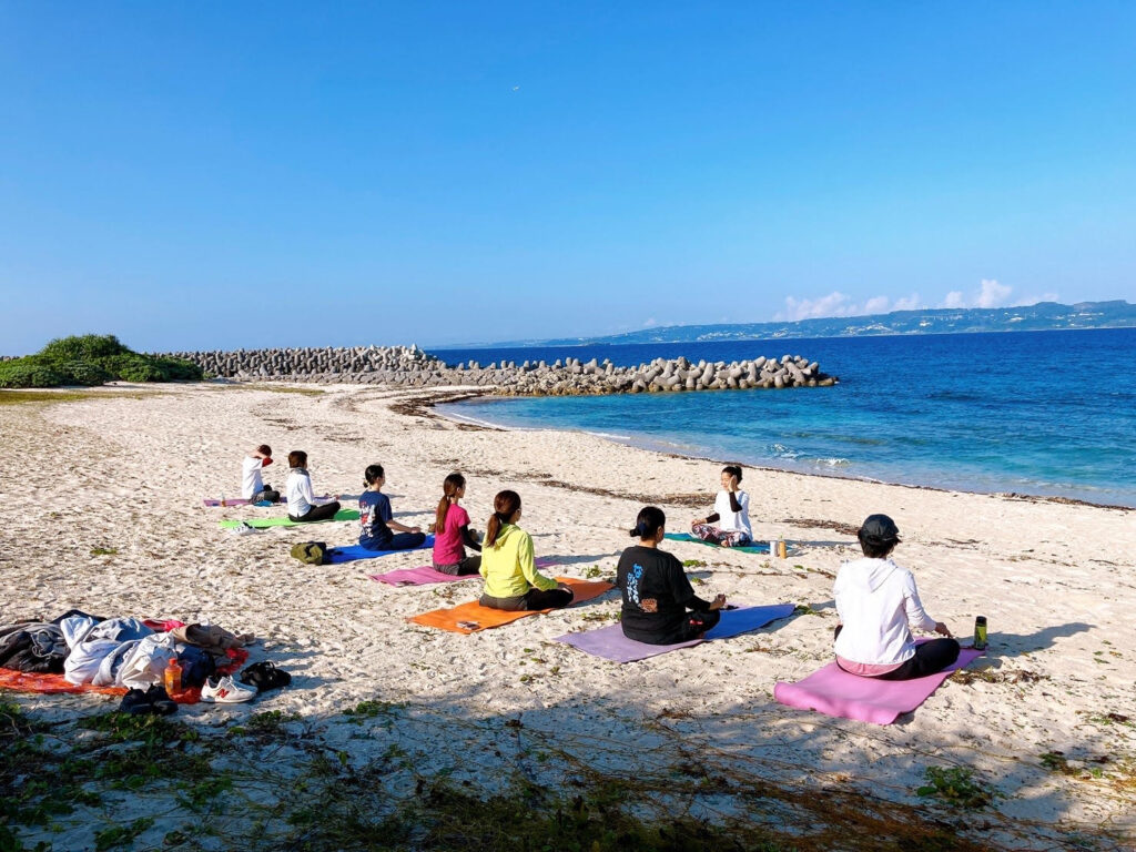 On-site yoga service to refresh body and mind