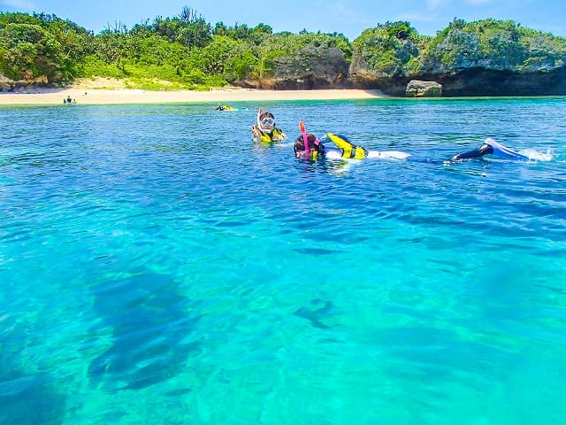 小浜島でのシュノーケリング