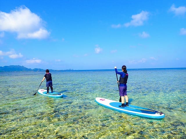 石垣島の川平湾でSUPクルージング