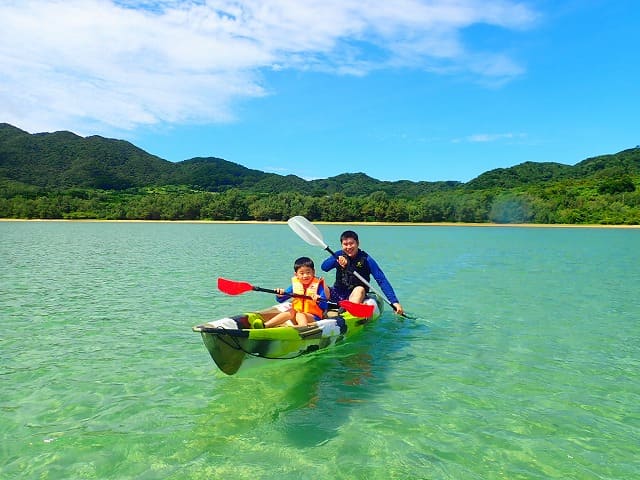 家族旅行で石垣島シーカヤック