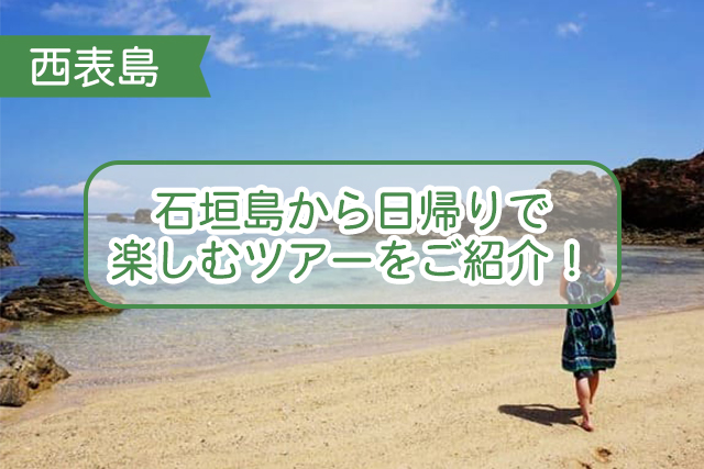 石垣島から西表島への日帰り旅行について