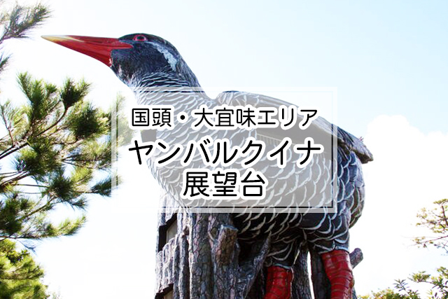 国頭・大宜味エリア のヤンバルクイナ展望台