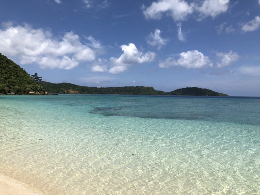 日本有数の透明度を誇る西表島のイダの浜