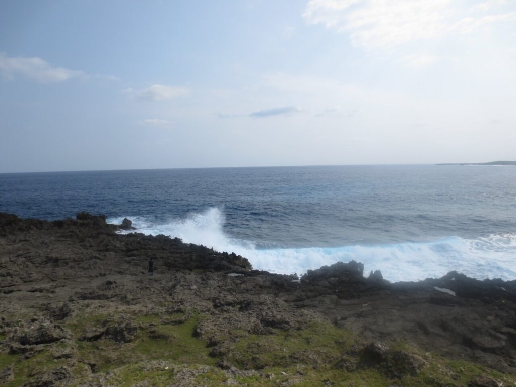 与那国島の北牧場から見える風景