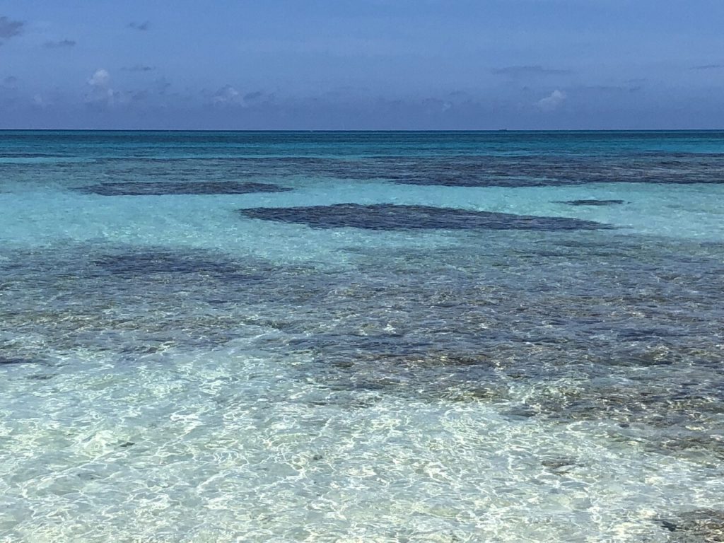 透明度抜群の長間浜海岸