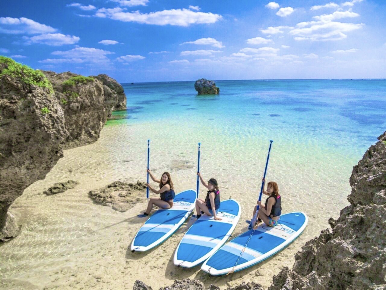【宮古島】SUP＆ウミガメシュノーケリング