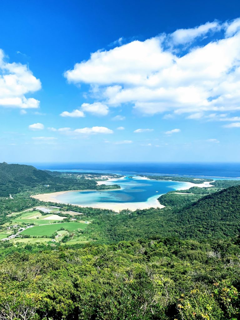 上空から見た川平湾