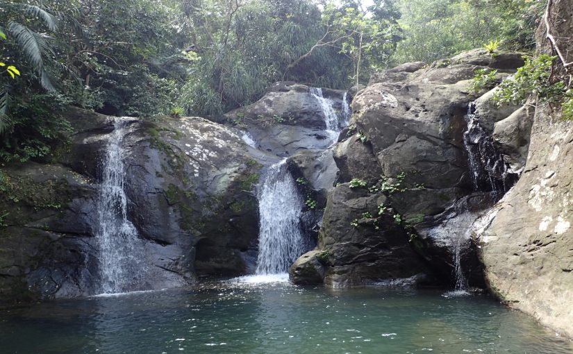 西表島の最難関のマヤロックの滝