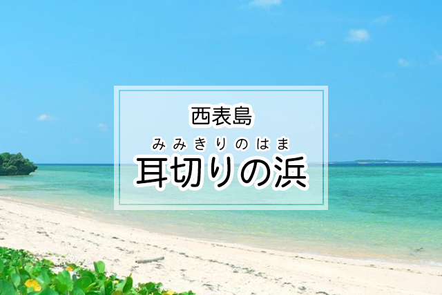 西表島の耳切りの浜