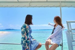 女子旅で石垣島の幻の島を見学