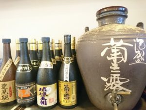 宮古島のしゃぶ庵で飲む泡盛