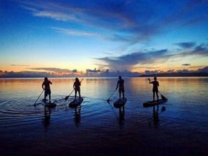 小浜島のサンセットSUP