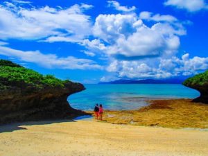 パナリ島のビーチ