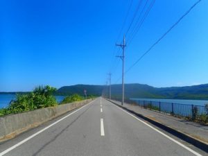 石垣島の冬の澄んだ空