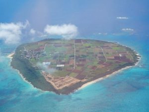 来間島の上空写真