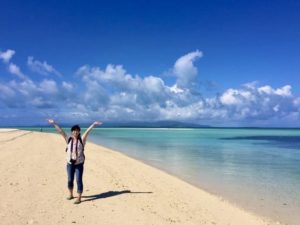 一人旅で宮古島のビーチを散策