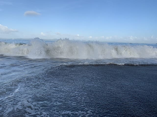 台風時の高波