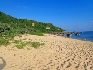 宮古島のビーチ