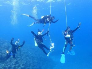 夏休みにみんなで小浜島体験ダイビング