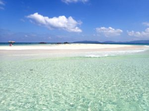 9月の幻の島浜島の風景