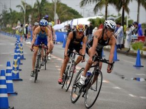 石垣島で春に行われるトライアスロン大会