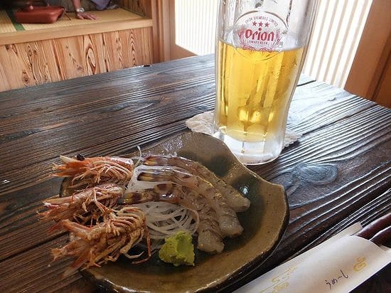 石垣島で11月に旬の車エビ