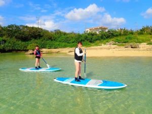 女子旅でSUPを体験