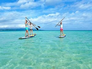 女子旅で小浜島SUPを体験