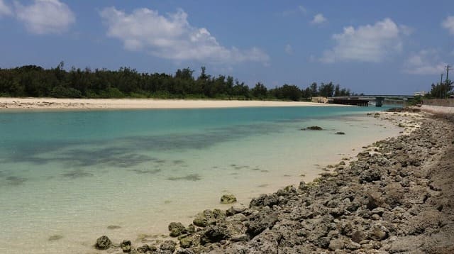 伊良部島の渡口の浜