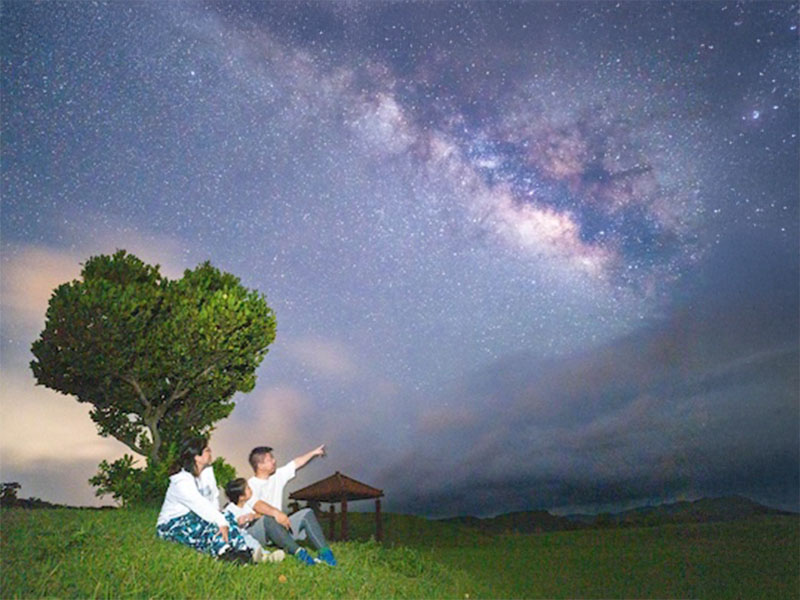 満天の星空で記念撮影！写真データ無料プレゼント